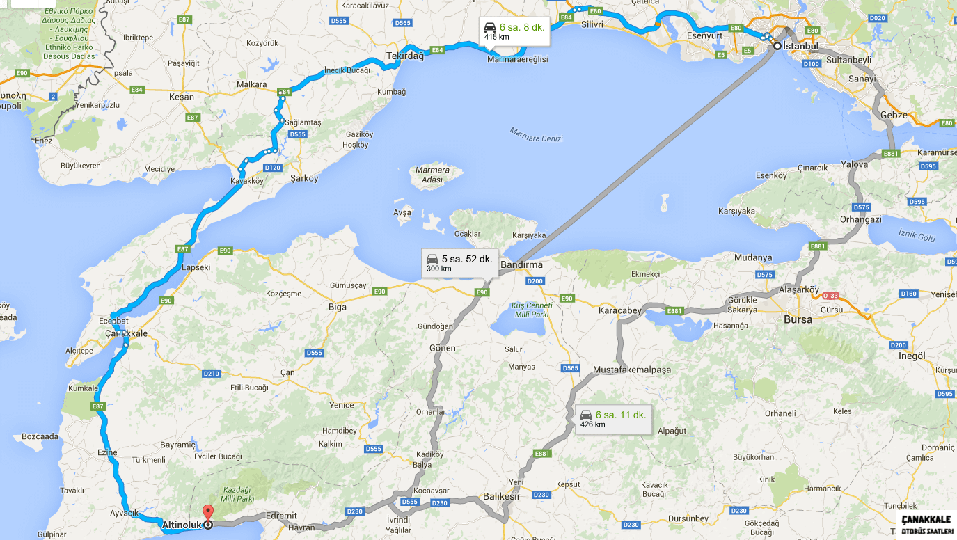 İstanbul’dan Çanakkale’ye Gitmek-3
