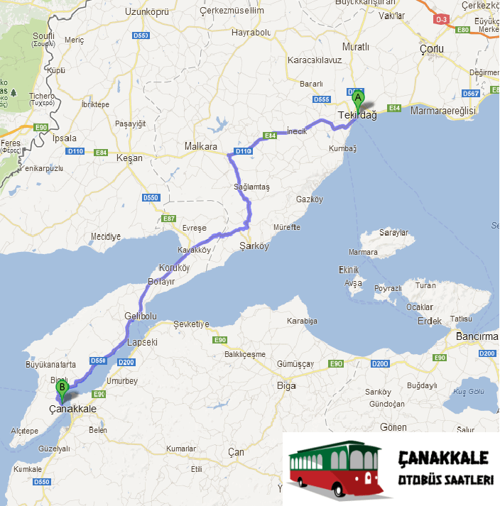 çanakkale’ye nasıl gidilir